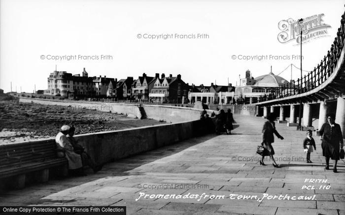 Photo of Porthcawl, The Promenade c.1955