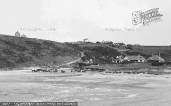 Photo of Porthcothan, Cars On The Sands 1937