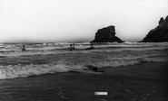Porthcothan, Surfing c.1955, Porthcothan Bay