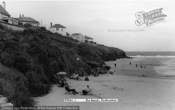 Photo of Porthcothan, The Beach c.1955