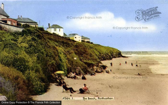 Photo of Porthcothan, The Beach c.1955