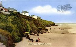 Porthcothan, The Beach c.1955, Porthcothan Bay