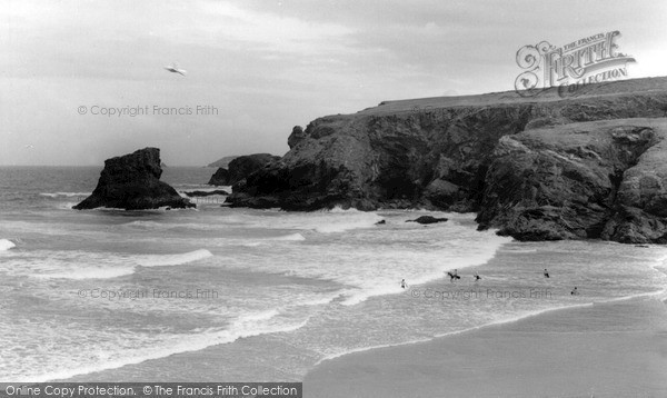 Photo of Porthcothan, The Beach c.1955