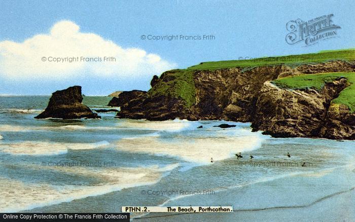 Photo of Porthcothan, The Beach c.1955