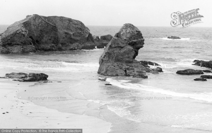 Photo of Porthcothan, The Beach c.1955