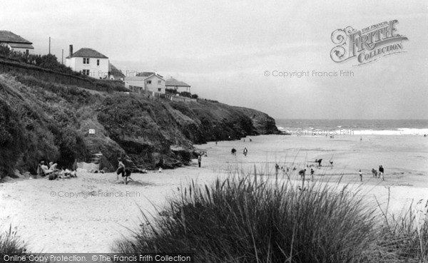 Photo of Porthcothan, The Beach c.1955