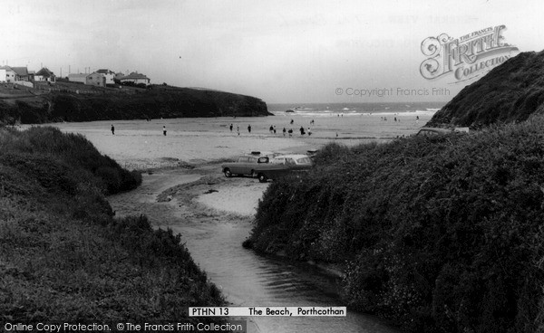 Photo of Porthcothan, The Beach c.1955