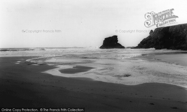 Photo of Porthcothan, The Beach c.1955