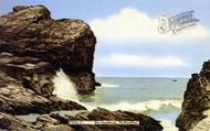 Porthcothan, The Headland c.1955, Porthcothan Bay