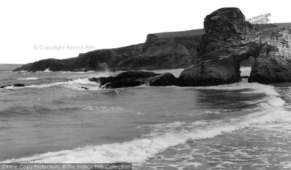 Photo of Porthcothan, The Headland c.1955