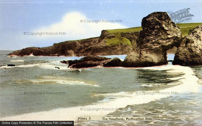 Photo of Porthcothan, The Headland c.1955