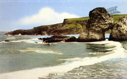 Porthcothan, The Headland c.1955, Porthcothan Bay