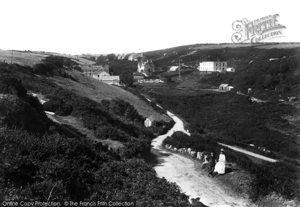 Photo of Porthcurno, 1908