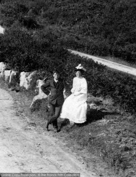Photo of Porthcurno, 1908
