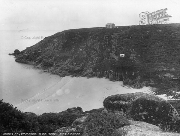 Photo of Porthcurno, 1928
