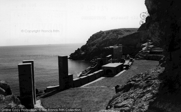 Photo of Porthcurno, Open Air Theatre c.1955