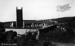 St Levan's Church c.1955, Porthcurno