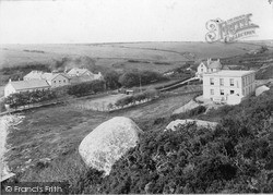 Telegraph Station And Offices c.1890, Porthcurno