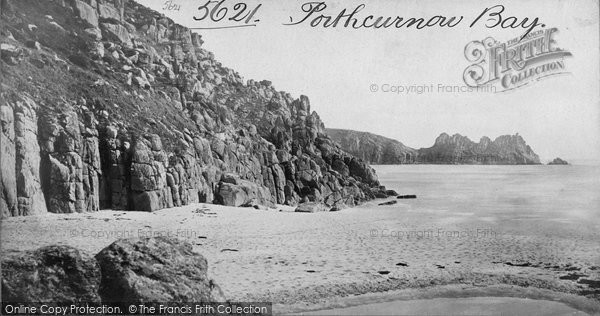 Photo of Porthcurno, The Bay c.1871