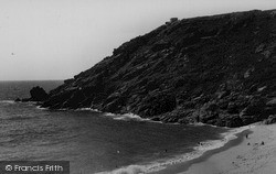 The Beach c.1955, Porthcurno