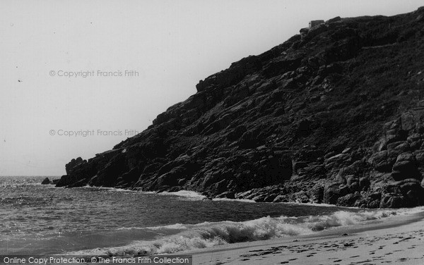 Photo of Porthcurno, The Beach c.1955