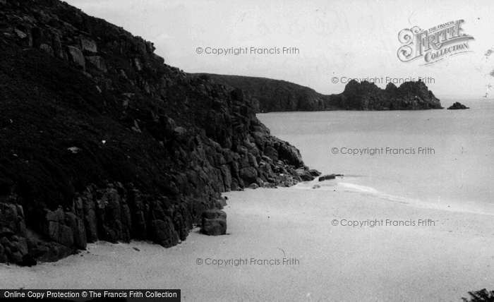 Photo of Porthcurno, The Cliffs c.1955