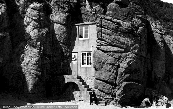 Photo of Porthcurno, The House In The Rocks c.1955