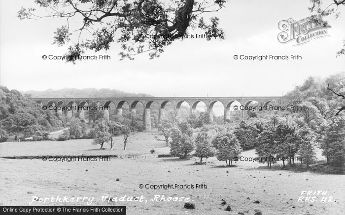 Photo of Porthkerry, Viaduct c.1955