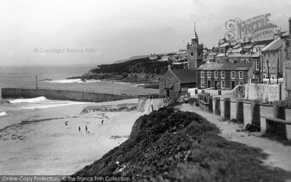 Photo of Porthleven, Beach Road c.1933