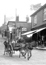 Donkey Cart In Fore Street 1931, Porthleven