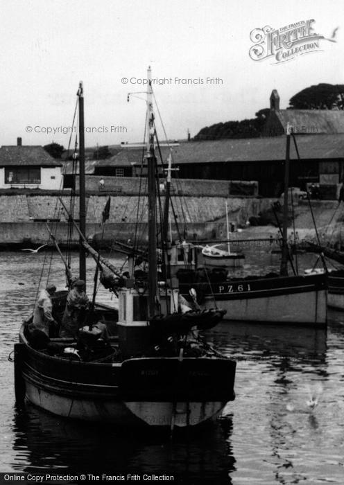Photo of Porthleven, Fishing Boats c.1955