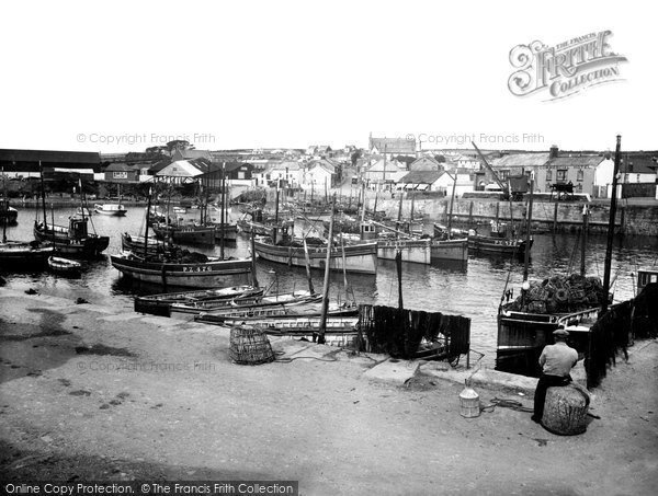 Photo of Porthleven, Fishing Boats In The Harbour 1935