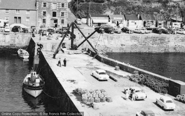 Photo of Porthleven, Lobster Pots On The Harbour Breakwater c.1955