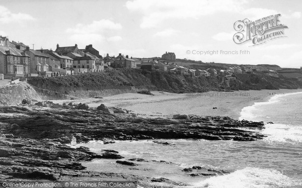 Photo of Porthleven, The Beach And Tye Rock c.1955