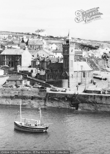 Photo of Porthleven, The Clock Tower c.1955