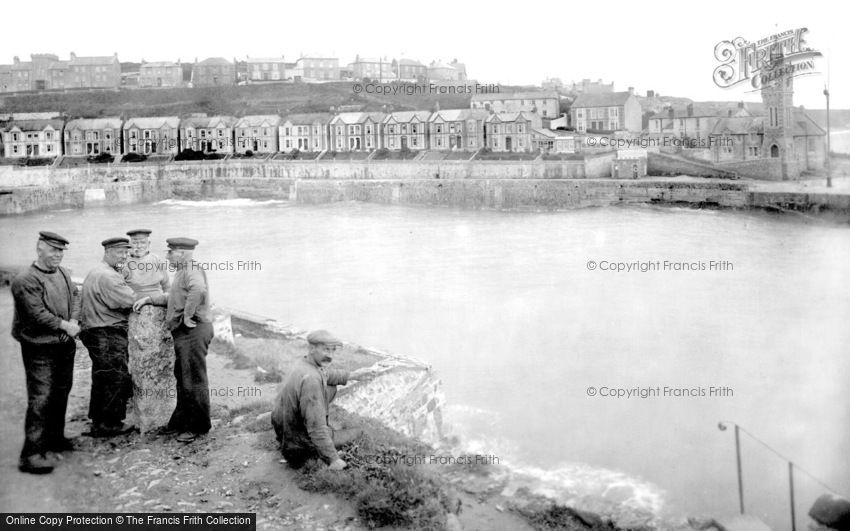 Porthleven, the Harbour and Bay View Terrace 1924
