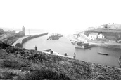 The Harbour And Look Out 1890, Porthleven