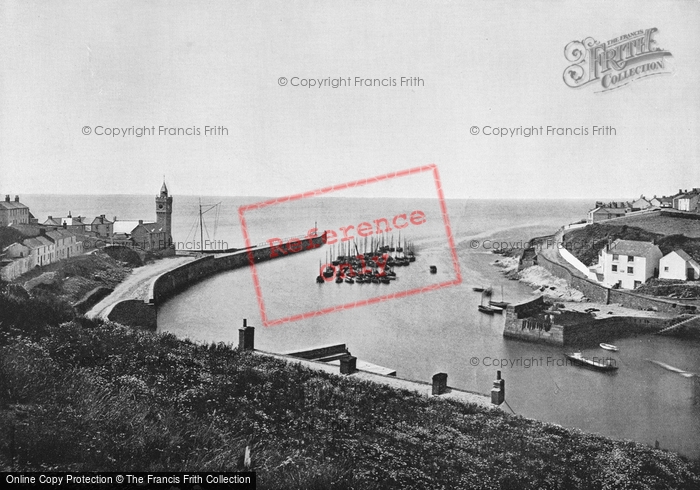 Photo of Porthleven, The Harbour And Look Out c.1895