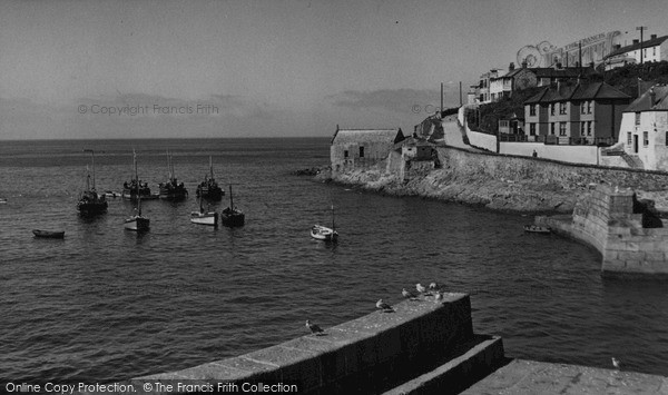 Photo of Porthleven, The Harbour c.1955