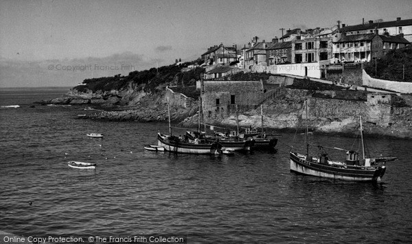 Photo of Porthleven, The Harbour c.1955