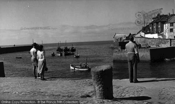 Photo of Porthleven, The Harbour c.1955