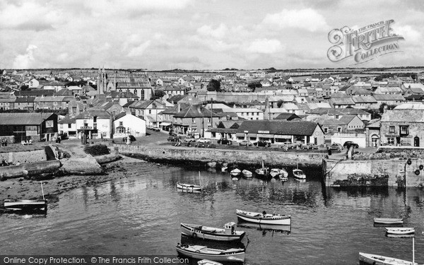 Photo of Porthleven, the Harbour c1955