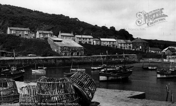 Photo of Porthleven, The Harbour Entrance c.1955