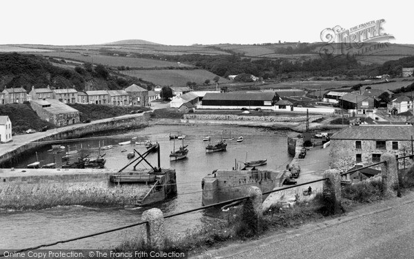 Photo of Porthleven, The Harbour From The High Road c.1955