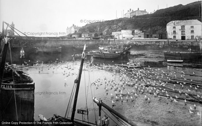 Photo of Porthleven, The Harbour, Gulls Waiting 1931
