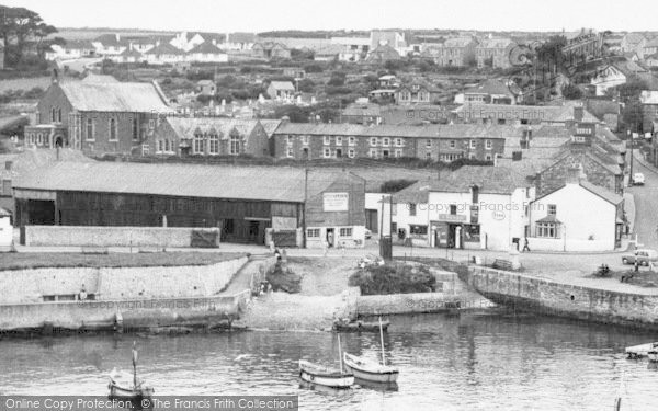 Photo of Porthleven, The Harbourside c.1955