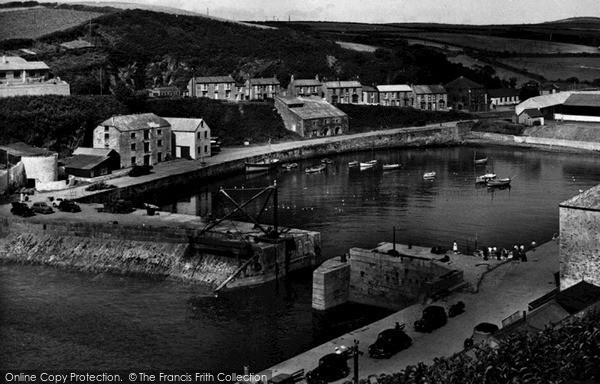 Photo of Porthleven, The Inner Harbour c.1955