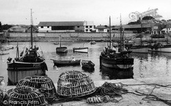 The Inner Harbour c.1955, Porthleven