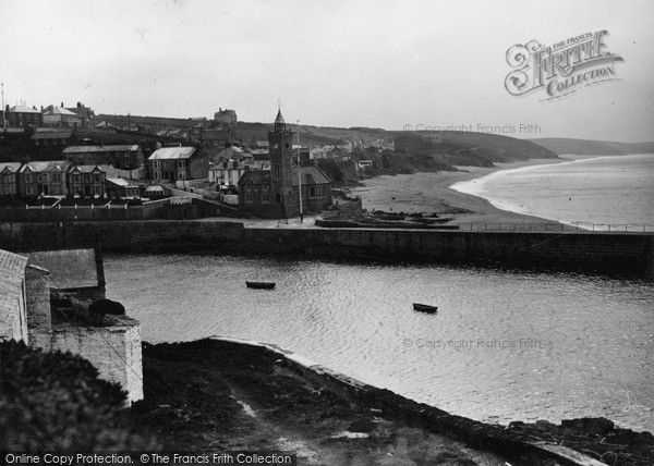 Photo of Porthleven, The Sands And Jetty c.1933