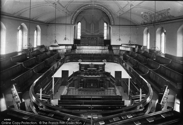 Photo of Porthleven, The Wesleyan Church, Interior 1911